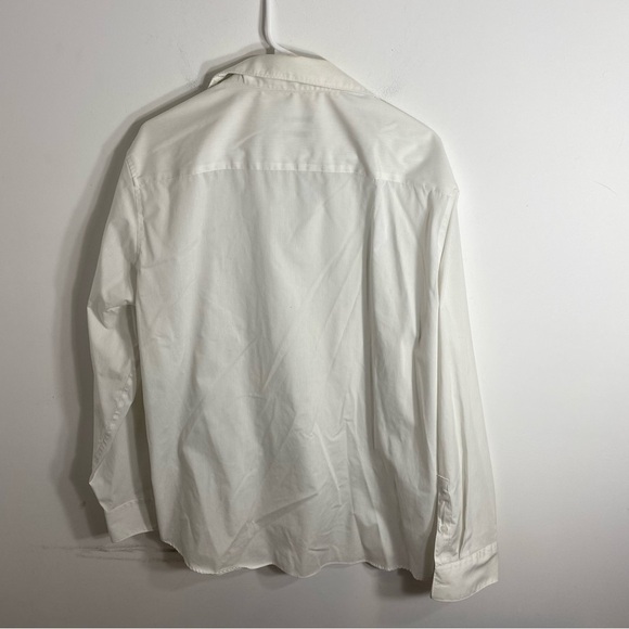 Calvin Klein Pin Striped Button Down Shirt Large Collared Men’s Long Sleeve - Picture 5 of 5